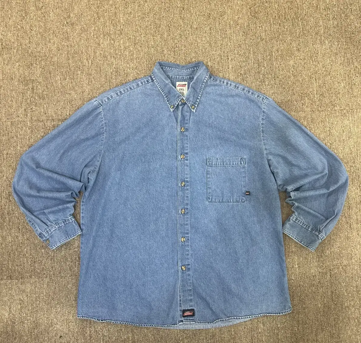 (2XL)Dickies 디키즈 데님 워크 셔츠